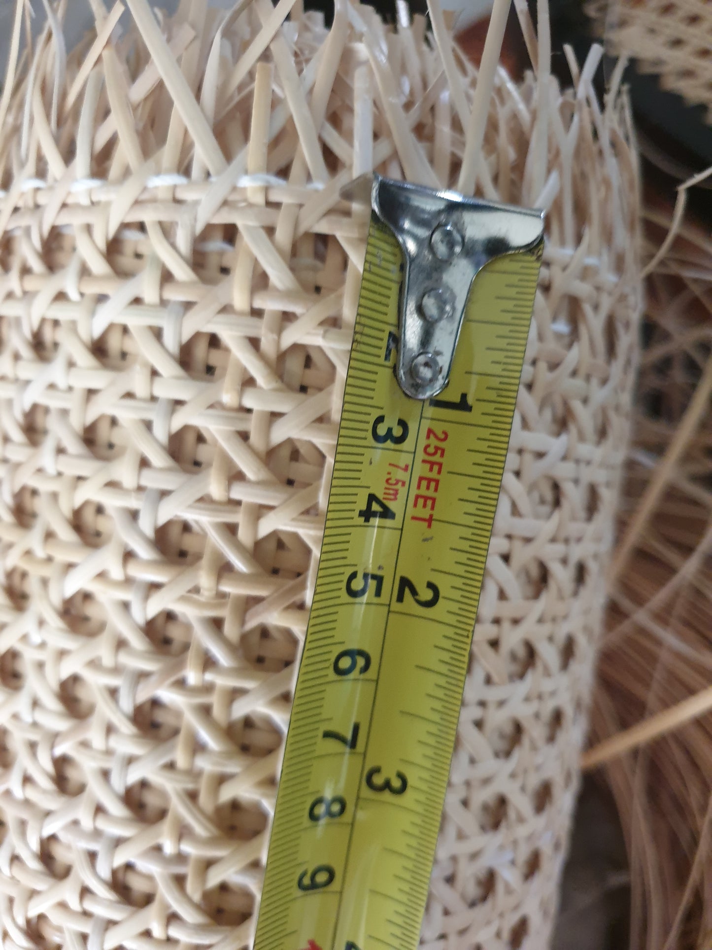 Rattan sheet cane webbing 24inch wide